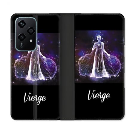 Housse cuir portefeuille Pour Honor 200 Lite 5G Signe Zodiaque 2 Vierge