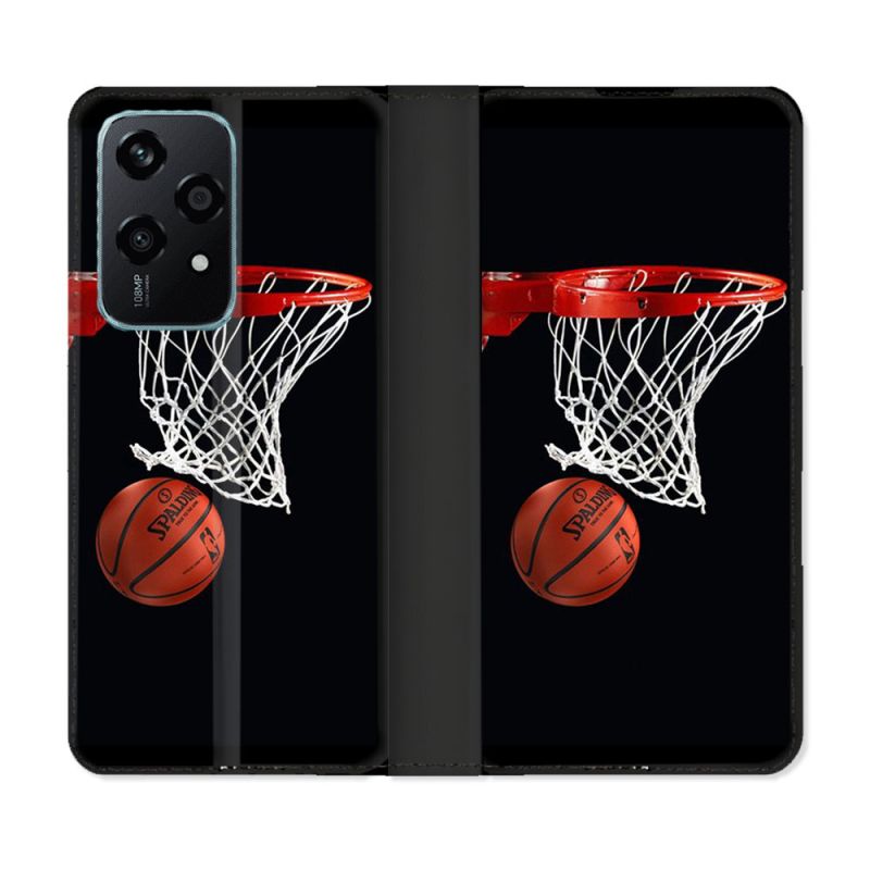 Housse cuir portefeuille Pour Honor 200 Lite 5G Sport Basket Panier