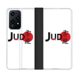Housse cuir portefeuille Pour Honor 200 Lite 5G Sport Judo Logo