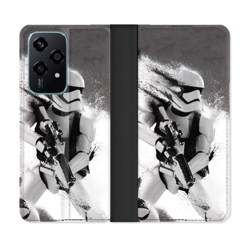 Housse cuir portefeuille Pour Honor 200 Lite 5G Star Wars - Trooper