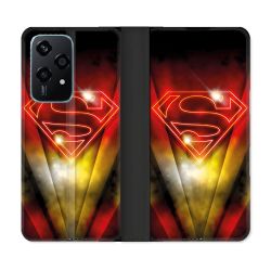 Housse cuir portefeuille Pour Honor 200 Lite 5G Superman Logo
