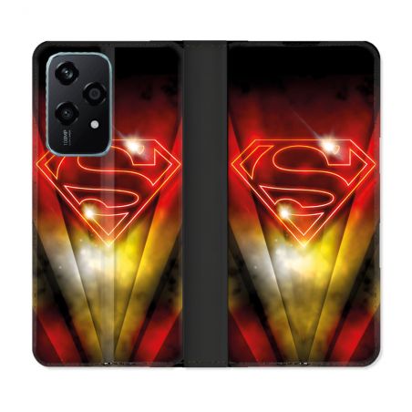 Housse cuir portefeuille Pour Honor 200 Lite 5G Superman Logo
