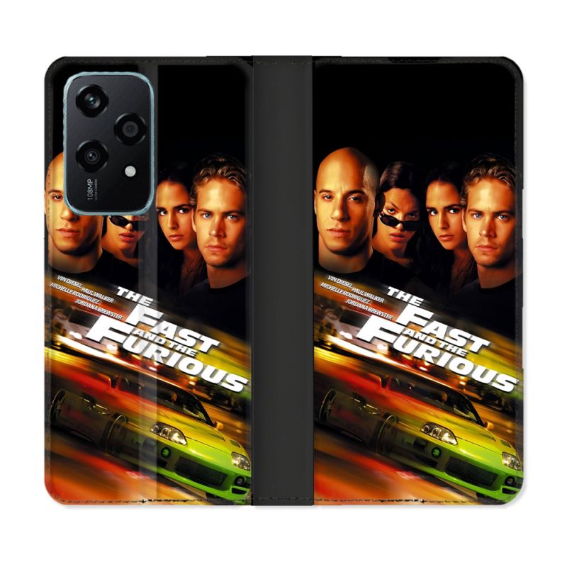 Housse cuir portefeuille Pour Honor 200 Lite 5G The Fast And Furious