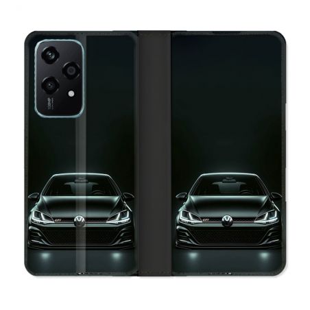 Housse cuir portefeuille Pour Honor 200 Lite 5G Volkwagen Golf GTI