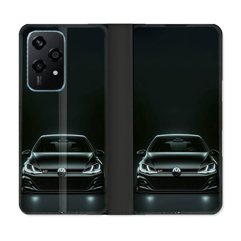 Housse cuir portefeuille Pour Honor 200 Lite 5G Volkwagen Golf GTI