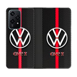 Housse cuir portefeuille Pour Honor 200 Lite 5G Volkwagen Line