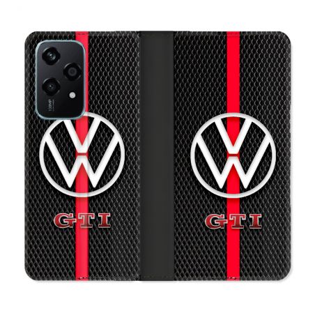 Housse cuir portefeuille Pour Honor 200 Lite 5G Volkwagen Line
