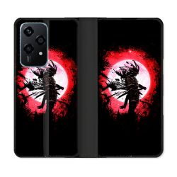 Housse cuir portefeuille Pour Honor 200 Lite 5G Voyage Japon Samourai