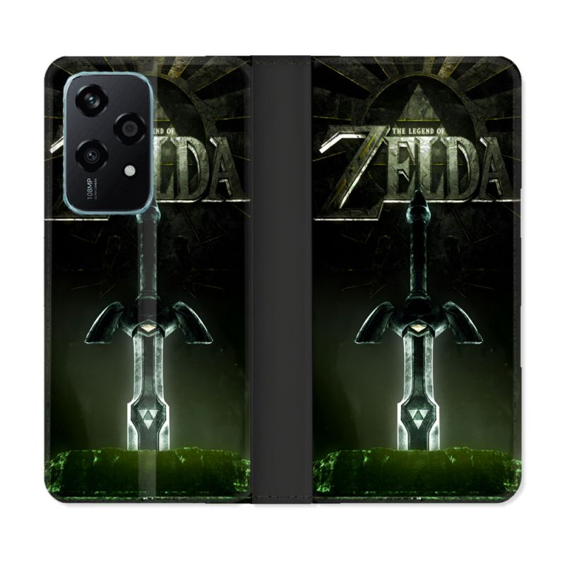 Housse cuir portefeuille Pour Honor 200 Lite 5G Zelda