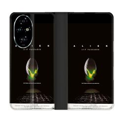 Housse cuir portefeuille Pour Honor 200 Pro 5G Alien Affiche