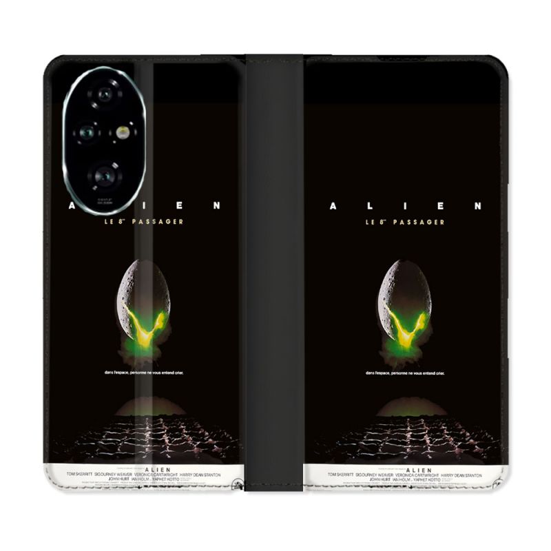 Housse cuir portefeuille Pour Honor 200 Pro 5G Alien Affiche