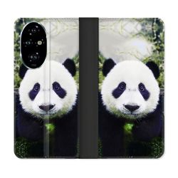 Housse cuir portefeuille Pour Honor 200 Pro 5G Animal Panda Color