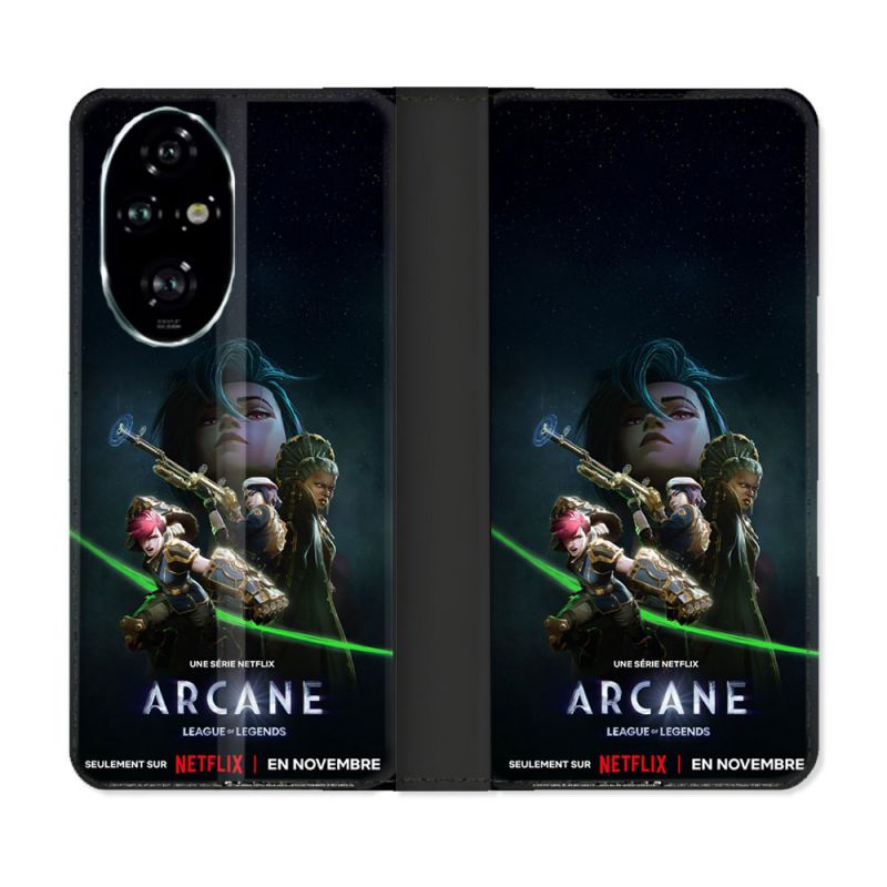 Housse cuir portefeuille Pour Honor 200 Pro 5G Arcane Affiche
