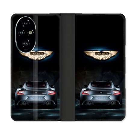 Housse cuir portefeuille Pour Honor 200 Pro 5G Aston Martin