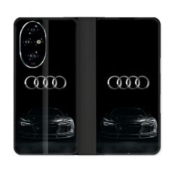 Housse cuir portefeuille Pour Honor 200 Pro 5G Audi