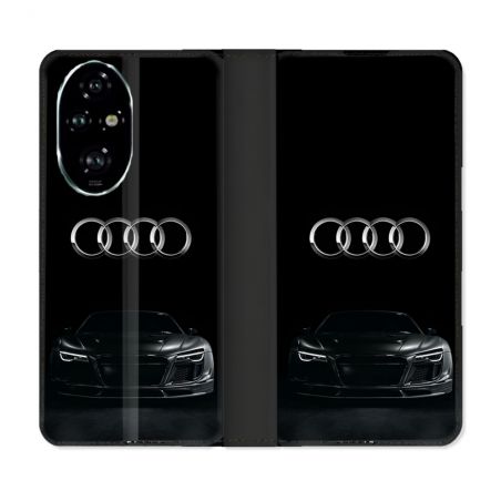 Housse cuir portefeuille Pour Honor 200 Pro 5G Audi