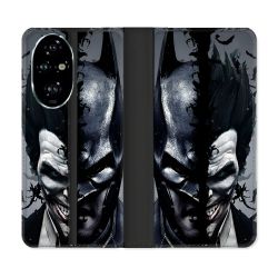 Housse cuir portefeuille Pour Honor 200 Pro 5G Batman Joker