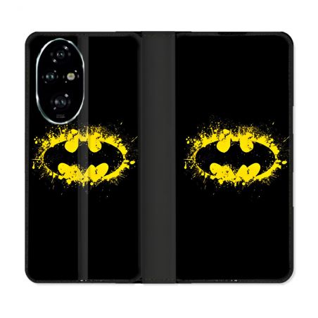 Housse cuir portefeuille Pour Honor 200 Pro 5G Batman Logo