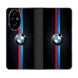 Housse cuir portefeuille Pour Honor 200 Pro 5G BMW Logo