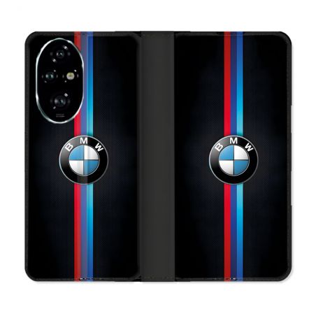 Housse cuir portefeuille Pour Honor 200 Pro 5G BMW Logo