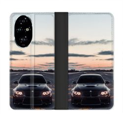 Housse cuir portefeuille Pour Honor 200 Pro 5G BMW Serie