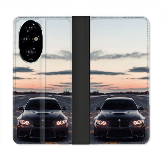 Housse cuir portefeuille Pour Honor 200 Pro 5G BMW Serie
