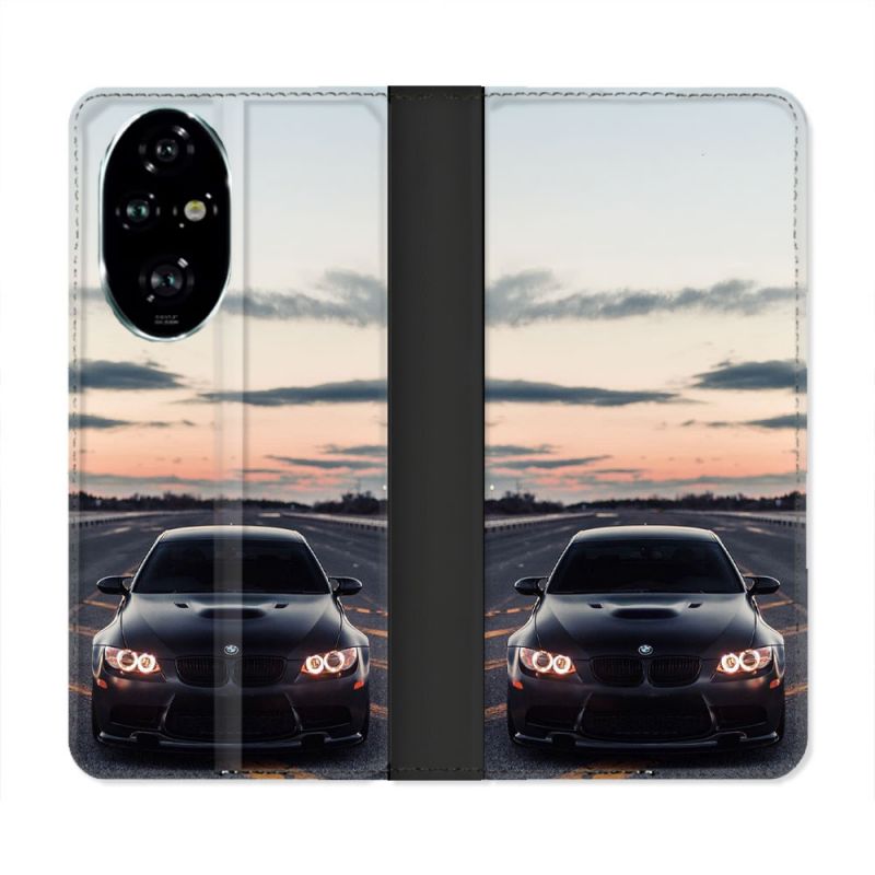 Housse cuir portefeuille Pour Honor 200 Pro 5G BMW Serie