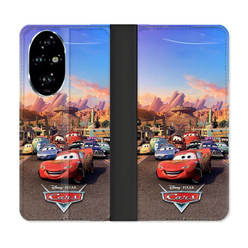 Housse cuir portefeuille Pour Honor 200 Pro 5G Cars Affiche