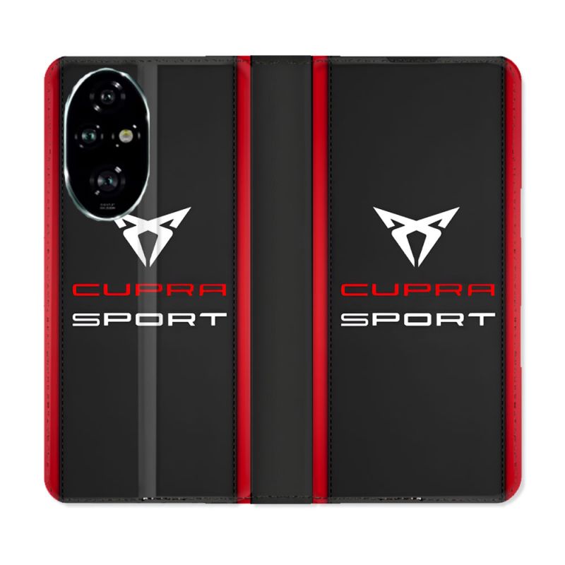 Housse cuir portefeuille Pour Honor 200 Pro 5G Cupra