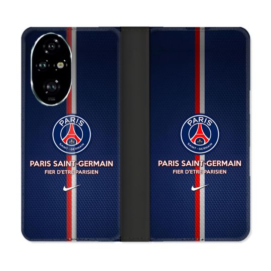 Housse cuir portefeuille Pour Honor 200 Pro 5G Foot PSG Fier
