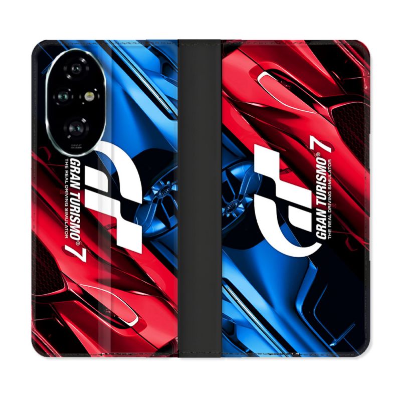 Housse cuir portefeuille Pour Honor 200 Pro 5G Gran Turismo