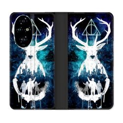 Housse cuir portefeuille Pour Honor 200 Pro 5G Harry Potter Patronome