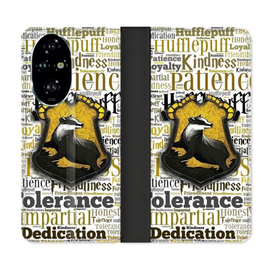 Housse cuir portefeuille Pour Honor 200 Pro 5G Harry Potter Poursouffle