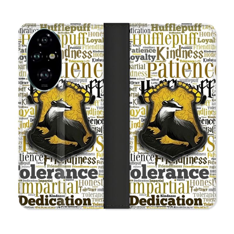 Housse cuir portefeuille Pour Honor 200 Pro 5G Harry Potter Poursouffle