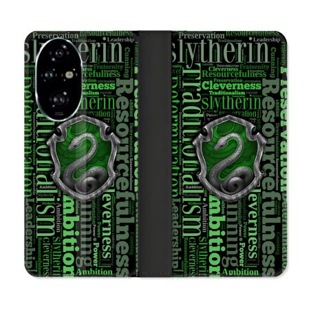Housse cuir portefeuille Pour Honor 200 Pro 5G Harry Potter Serpentar