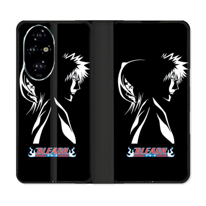 Housse cuir portefeuille Pour Honor 200 Pro 5G Manga Bleach Duo
