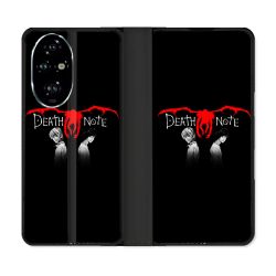 Housse cuir portefeuille Pour Honor 200 Pro 5G Manga Death Note Noir