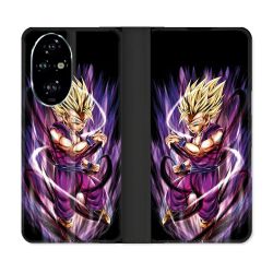 Housse cuir portefeuille Pour Honor 200 Pro 5G Manga Dragon Ball Sangohan Violet