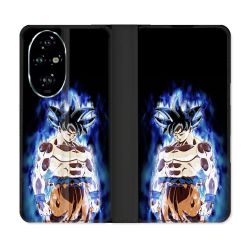 Housse cuir portefeuille Pour Honor 200 Pro 5G Manga Dragon Ball Sangoku Noir