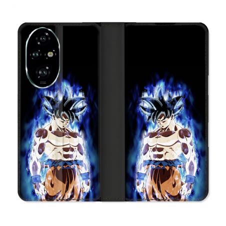 Housse cuir portefeuille Pour Honor 200 Pro 5G Manga Dragon Ball Sangoku Noir