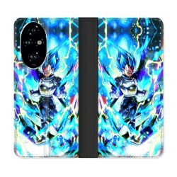 Housse cuir portefeuille Pour Honor 200 Pro 5G Manga Dragon Ball Vegeta Bleu