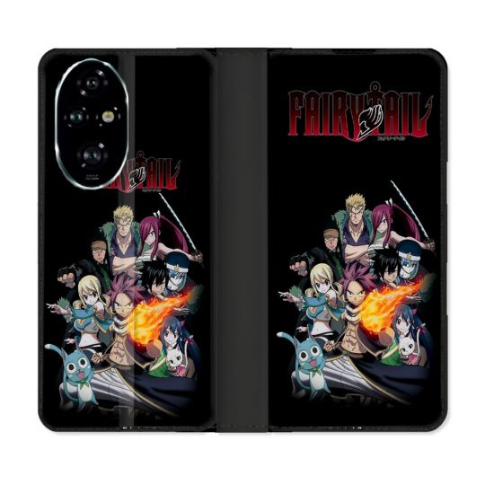 Housse cuir portefeuille Pour Honor 200 Pro 5G Manga Fairy Tail Logo Team