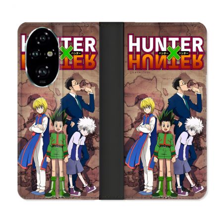 Housse cuir portefeuille Pour Honor 200 Pro 5G Manga Hunter X Hunter Vintage