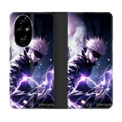 Housse cuir portefeuille Pour Honor 200 Pro 5G Manga Jujutsu Kaisen Gojo Saturo