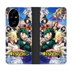 Housse cuir portefeuille Pour Honor 200 Pro 5G Manga My Hero Academia Affiche