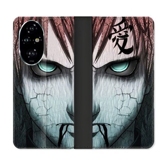 Housse cuir portefeuille Pour Honor 200 Pro 5G Manga Naruto Gaara