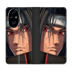 Housse cuir portefeuille Pour Honor 200 Pro 5G Manga Naruto Itachi Visage