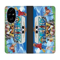 Housse cuir portefeuille Pour Honor 200 Pro 5G Manga One Piece Sunny