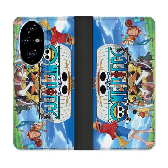 Housse cuir portefeuille Pour Honor 200 Pro 5G Manga One Piece Sunny