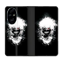 Housse cuir portefeuille Pour Honor 200 Pro 5G Manga Tokyo Ghoul Kaneki Tag